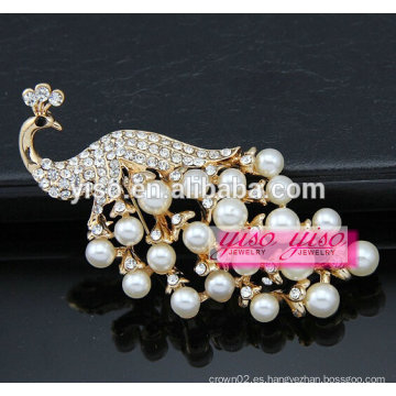 Gran broche de rhinestone animal